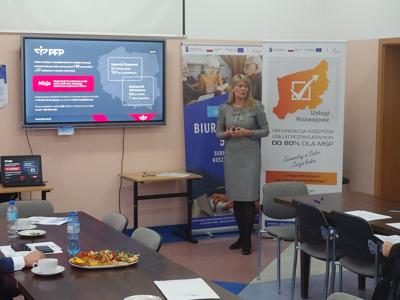 Spotkanie z przedsiebiorcami w Karlinie