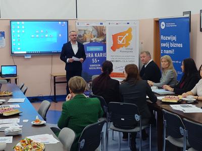 Spotkanie z przedsiebiorcami w Karlinie