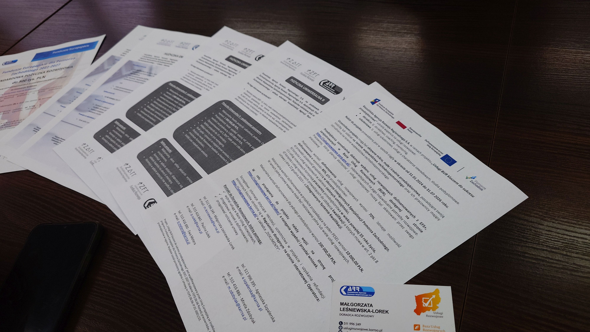 Spotkanie z przedsiebiorcami w Karlinie