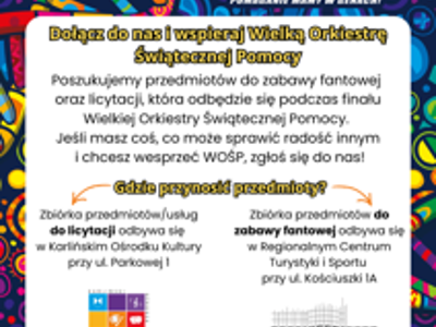 zabawa fantowa i licytacja WOŚP