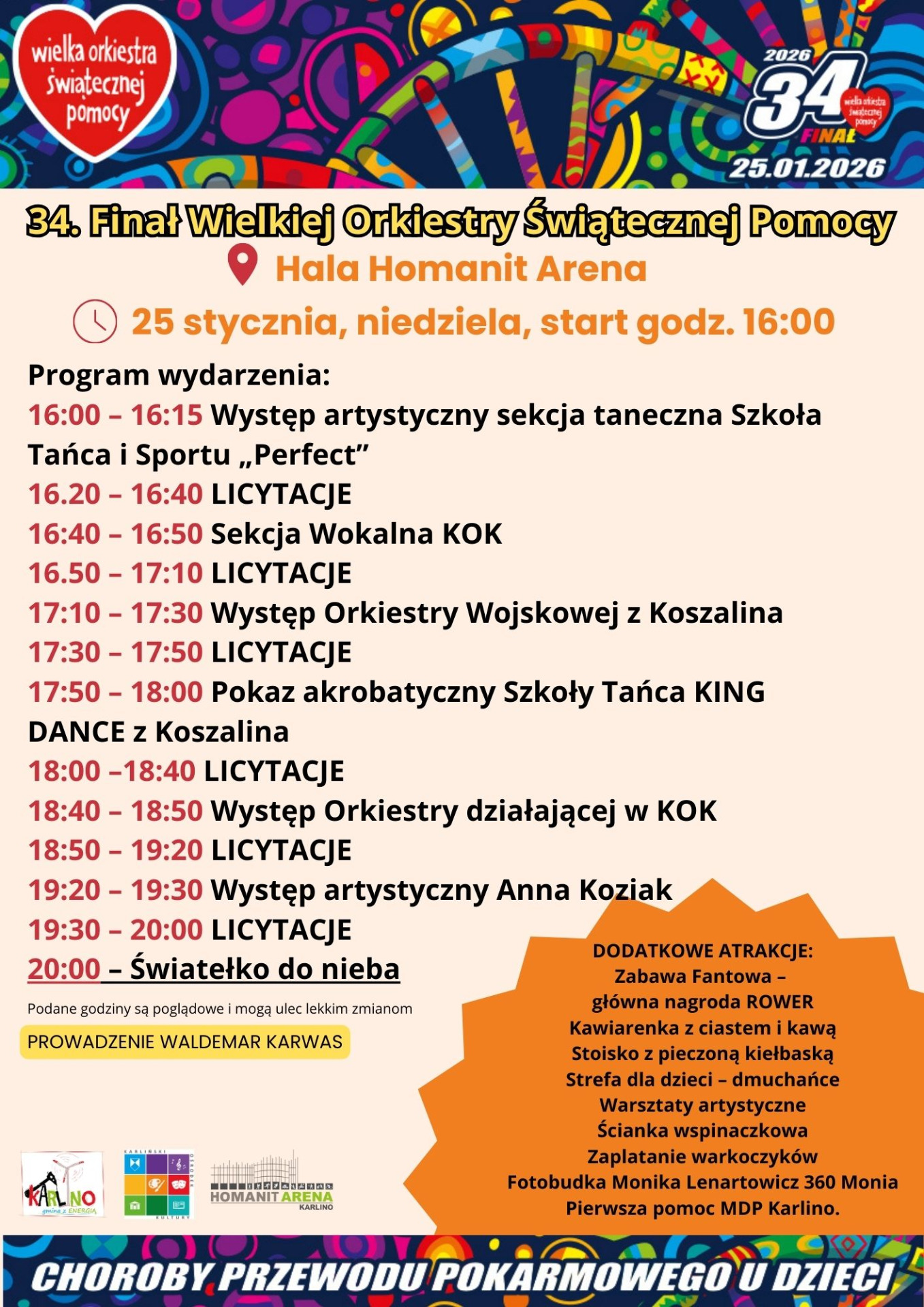 34. Finał Wielkiej Orkiestry Świątecznej Pomocy