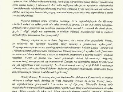 Podziękowania i nagrody
