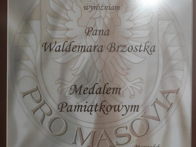 Medal Pamiątkowy ProMasovia
