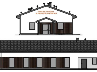 Świetlica gminna w Pałapusie (projekt)