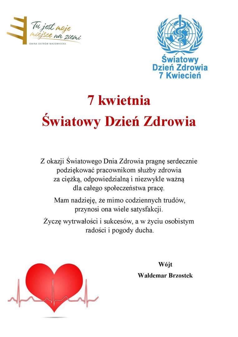 Światowy dzień zdrowia