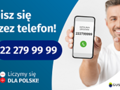 spisz się przez telefon
