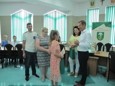 Rozdanie nagród dla najlepszych uczniów