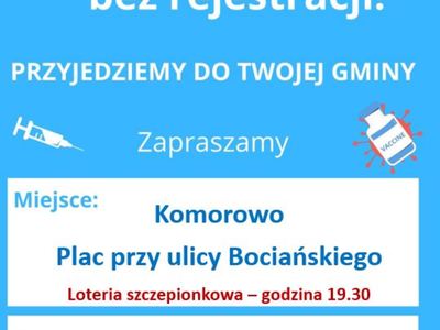 Zaszczep się przeciw COVID-19 bez rejestracji