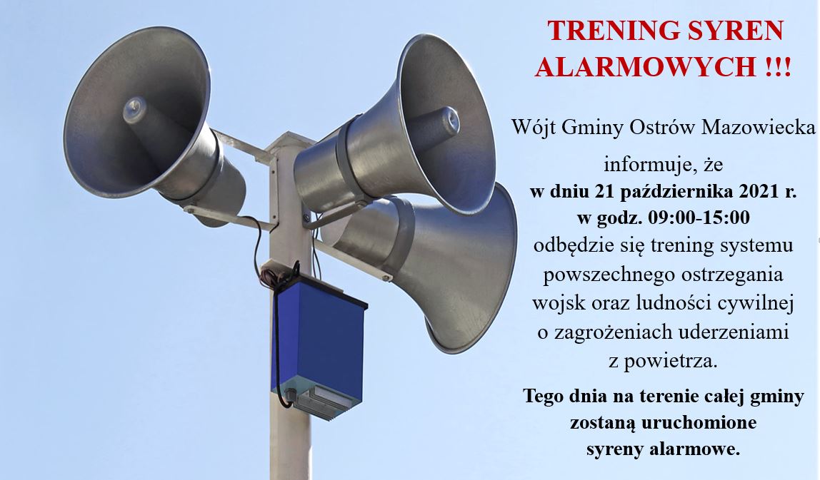 Trening syren alarmowych