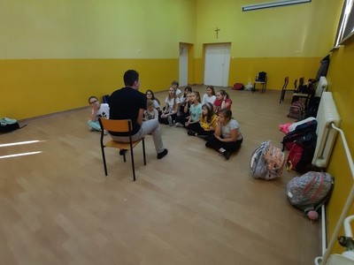 Warsztaty teatralne w gminnych szkołach