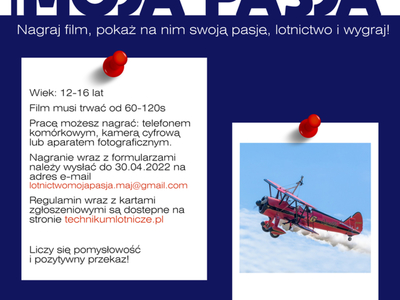 Konkurs Lotnictwo Moja Pasja