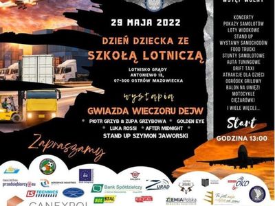 Dzień Dziecka ze szkoła lotniczą