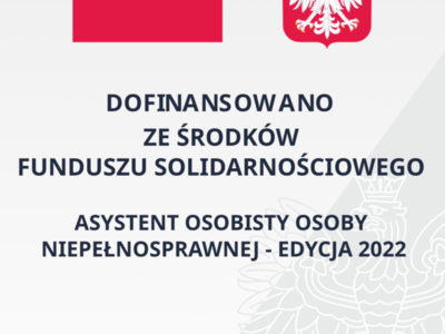 „Asystent osobisty osoby niepełnosprawnej” - edycja 2022