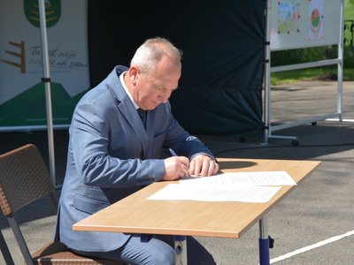 Uroczystość wmurowania aktu erekcyjnego