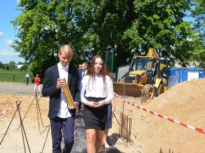 Uroczystość wmurowania aktu erekcyjnego