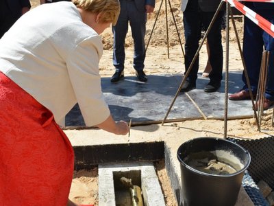 Uroczystość wmurowania aktu erekcyjnego