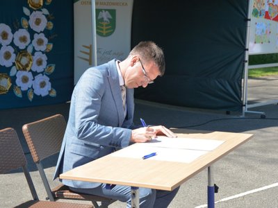 Uroczystość wmurowania aktu erekcyjnego
