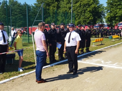 Gminne zawody sportowo-pożarnicze  o Puchar Wójta Gminy Ostrów Mazowiecka