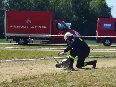 Gminne zawody sportowo-pożarnicze  o Puchar Wójta Gminy Ostrów Mazowiecka