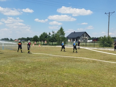 Gminne zawody sportowo-pożarnicze  o Puchar Wójta Gminy Ostrów Mazowiecka