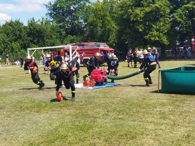 Gminne zawody sportowo-pożarnicze  o Puchar Wójta Gminy Ostrów Mazowiecka