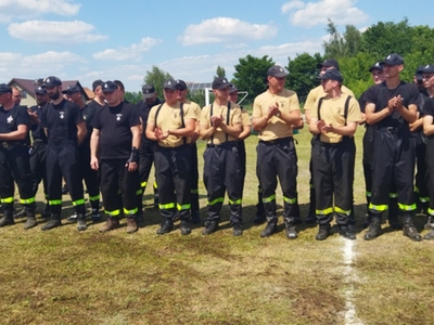 Gminne zawody sportowo-pożarnicze  o Puchar Wójta Gminy Ostrów Mazowiecka