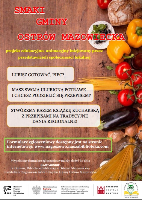 Projekt „Smaki Gminy Ostrów Mazowiecka”