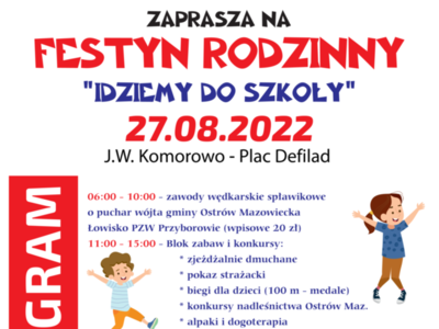 Festyn rodzinny "Idziemy do szkoły"
