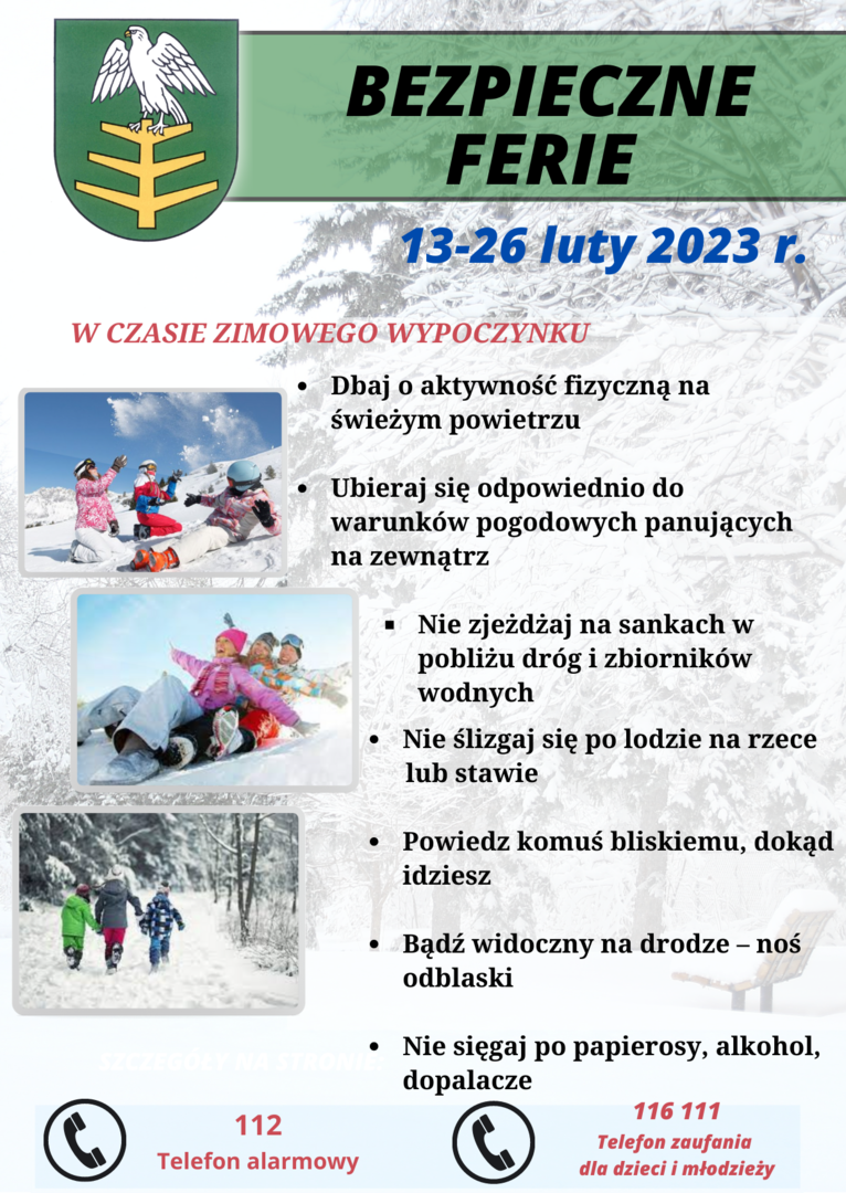 Ferie zimowe w Gminie Ostrów Mazowiecka