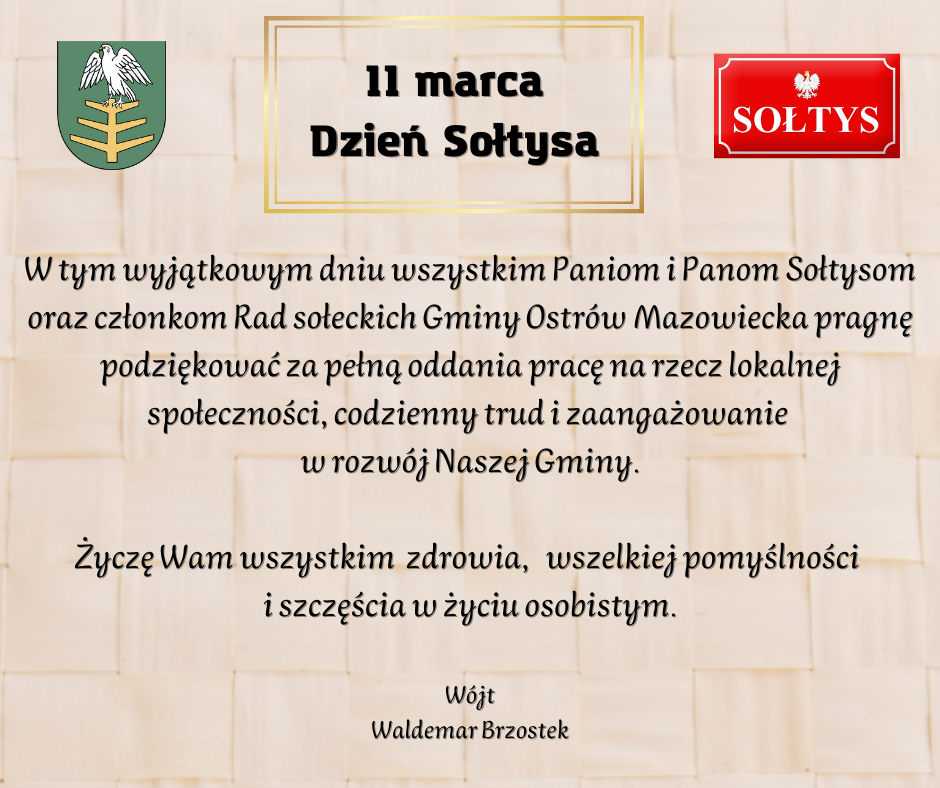11 marca - Dzień Sołtysa