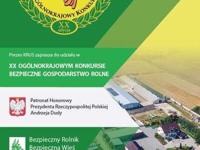 Konkurs - Bezpieczne Gospodarstwo Rolne