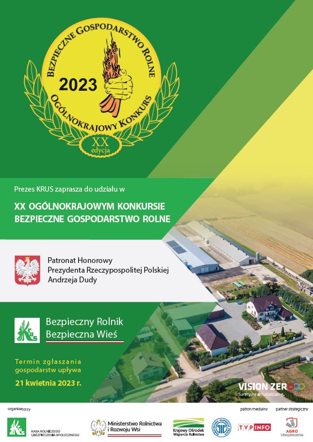 Konkurs - Bezpieczne Gospodarstwo Rolne