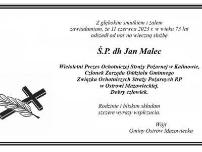 Ś.P. dh Jan Malec