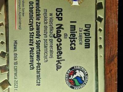OSP Nagoszewka Mistrzem Województwa Mazowieckiego 