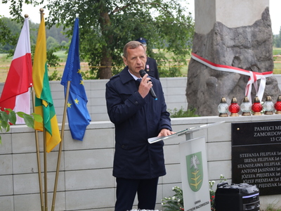 Uroczystość odsłonięcia Pomnika w Kozikach