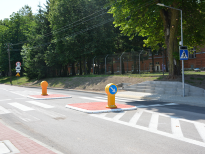 przejście dla pieszych przy Przedszkolu Samorządowym w Komorowie