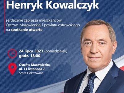 Spotkanie z Ministrem Henrykiem Kowalczykiem