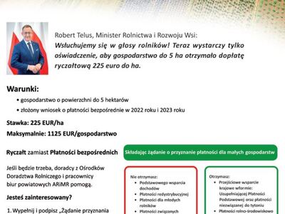 Płatność dla małych gospodarstw
