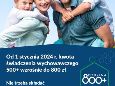 800+ od stycznia 2024 bez dodatkowych wniosków